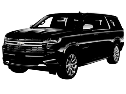 Chevrolet Suburban SUV for Toronto to Buffalo Airport taxi service with child seats